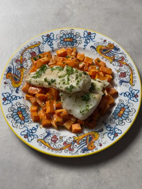 Ovnsbakt torsk, uten gluten ✓, 40 min