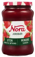 Jordbærsyltetøy Mindre Sukker Nora
