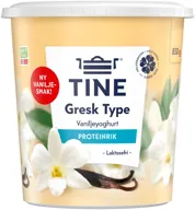 Yoghurt Gresk Type Vanilje Tine