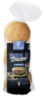 Burgerbrød Store m/Sesam Reale