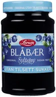 Blåbærsyltetøy Original u/Sukker Lerum