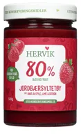 Jordbærsyltetøy 80% Frukt Hervik