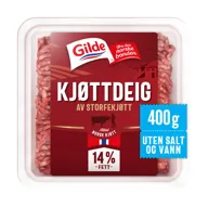 Kjøttdeig Storfe 14% u/Salt&Vann Gilde