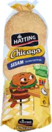 Chicago Hamburgerbrød 80gx6stk Hatting