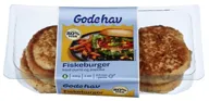 Fiskeburger Purre og paprika Gode hav