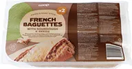 Stoneovenbaked Multigrain 1/2 Baguettes 2 Pack Coop
