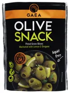 Oliven Grønne Oregano&Sitron Snack pakke Gaea