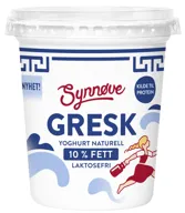 Yoghurt Gresk Naturell Laktosefri Synnøve