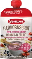 Flerkornsgrøt Eple,Jordb,Blåb Semper