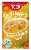 Kyllingsuppe Kremet Rett i Koppen