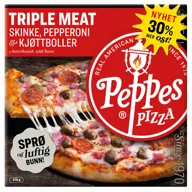 Peppes Pizza Triple Meat