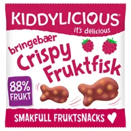 Krispig Fruktfisk Bringebær Kiddylicious