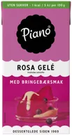Bringebærgele Rosa u/Sukker Piano