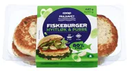 Fiskeburger 80% Purre Hvitløk Coop
