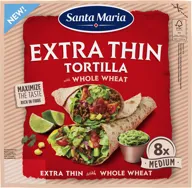 Tortilla Extra Thin Whole Wheat Medium Santa Maria