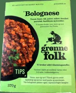 Bolognese Grønne Folk