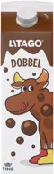 Litago Melk Dobbel Sjokolade Tine