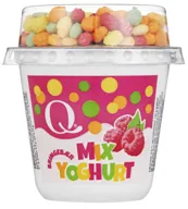Q Mix Yoghurt Bringebær