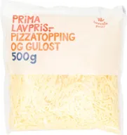 Pizzatopping og gulost Revet