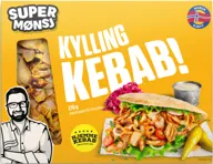 Kyllingkebab Super Mønsj